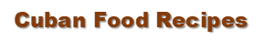 Cuban Food Recipes
